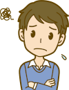 悩む男性